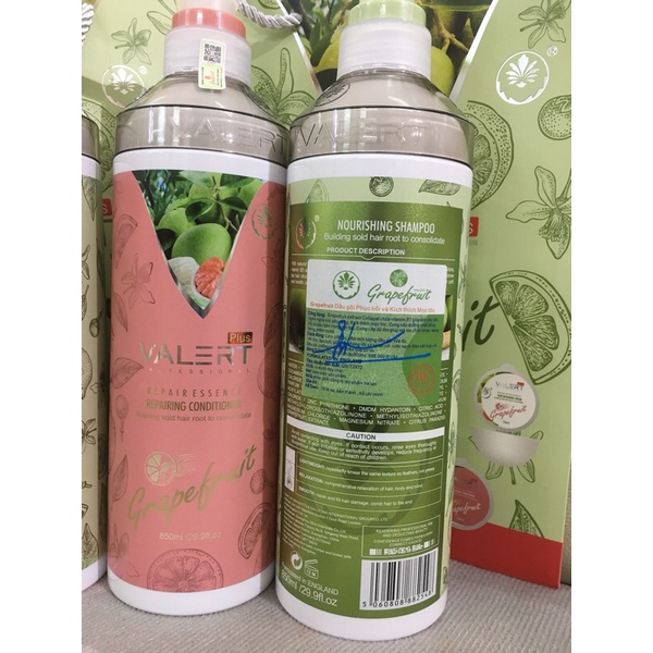 Dầu gội xả bưởi mọc tóc chuyên salon 850ml chống rụng mềm mượt