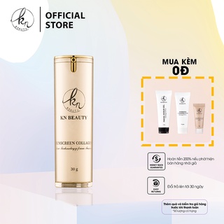 Kem chống nắng Sunscreen Collagen KN Beauty 30g SPF 50+ tặng quà mini