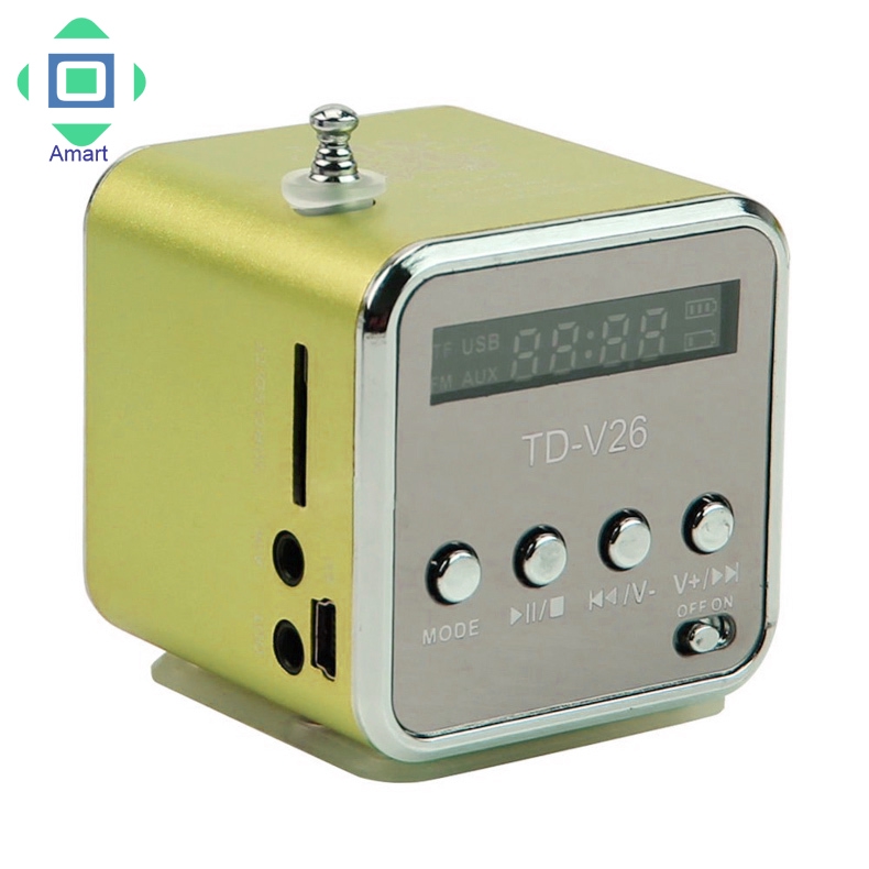 Loa Bluetooth hỗ trợ nghe đài FM và khe cắm thẻ TF SD đa năng tiện dụng