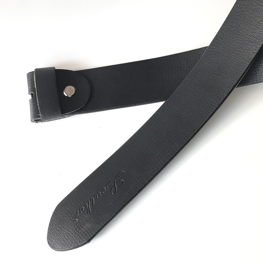 Thắt lưng nam không đầu khóa kim da pu cao cấp - Loại dây cho khóa kim xỏ lổ 4cm - giá rẽ nhất