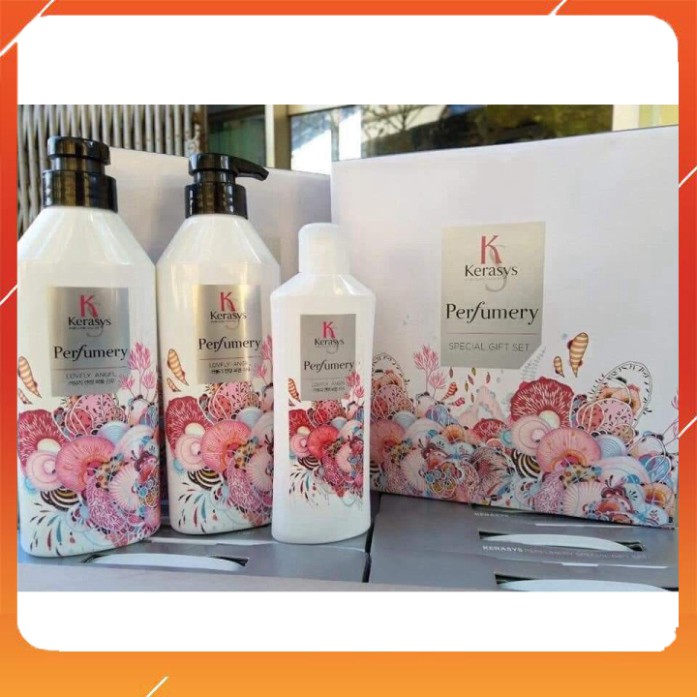 [Hàng mới về] Bộ Dầu Gội Kerasys Hàn Quốc 2 chai gội 400ml x 1 chai xả 180ml | BigBuy360 - bigbuy360.vn