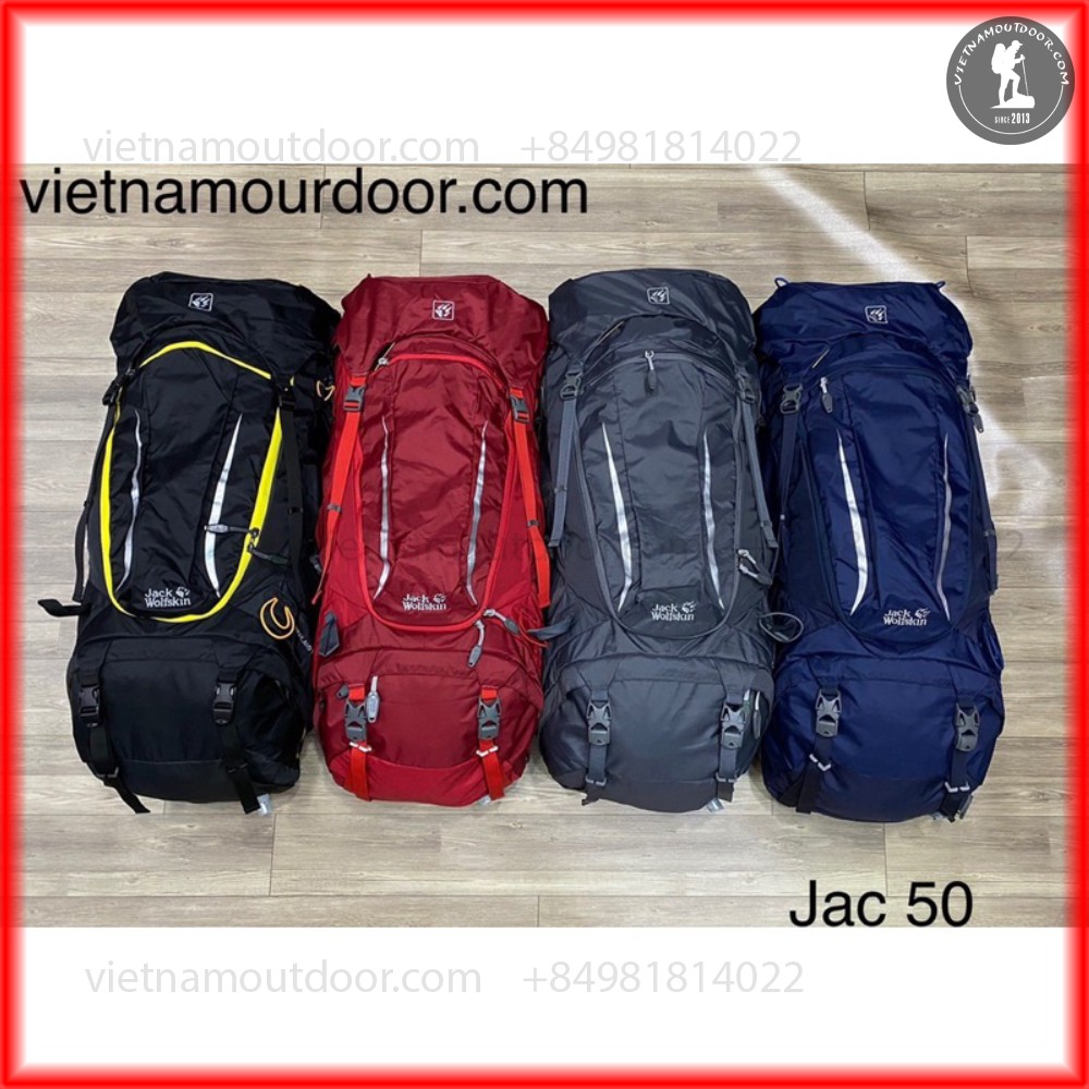 Balo Jack Wolfskin Highland Trail XT 50 - Balo phượt - Balo du lịch [BẢO HÀNH TRỌN ĐỜI]