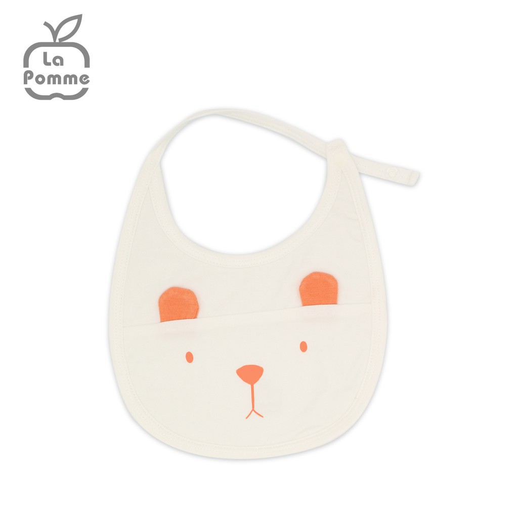 La Pomme R043 Yếm sơ sinh La Pomme Gấu nhỏ SS