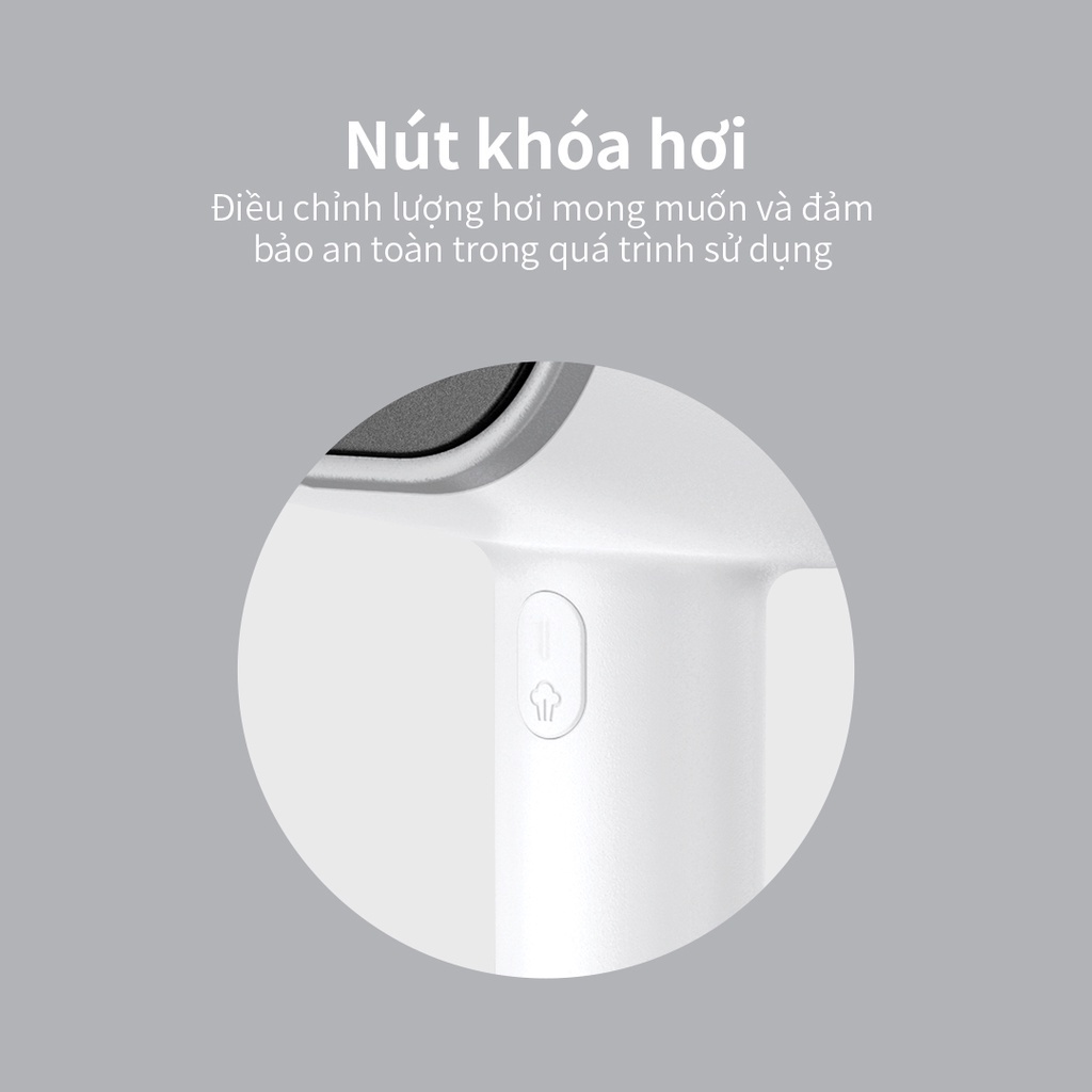 Bàn là hơi nước cầm tay mini Lock&amp;Lock (Màu trắng) ENI222WHT - HOT 2022