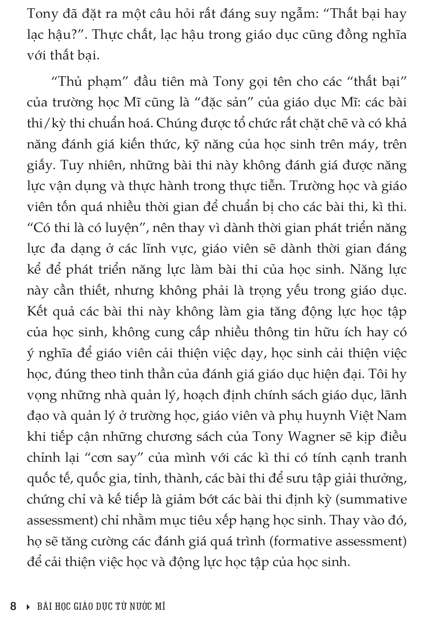 Sách Bài Học Giáo Dục Từ Nước Mĩ