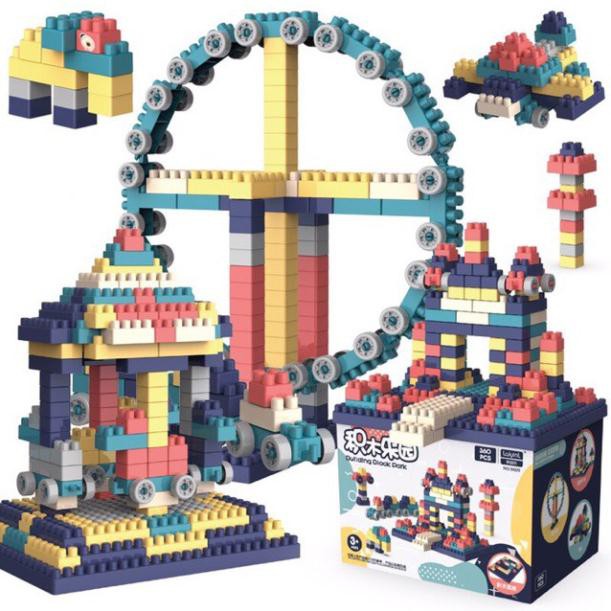 HỘP LEGO 520 CHI TIẾT KÍCH THÍCH PHÁT TRIỂN TRÍ THÔNG MINH, SÁNG TẠO CÙNG BÉ YÊU