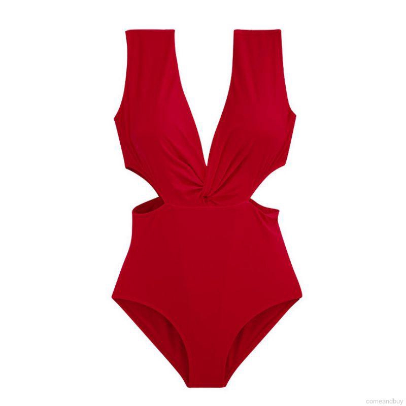 Đồ Bơi Một Mảnh Cổ Chữ V Khoét Sâu Phong Cách Hàn Quốc Cho Nữ 40-65kg | BigBuy360 - bigbuy360.vn