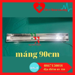 Máng Đèn Cực Tím Đèn Tia UV 90cm Diệt Khuẩn Không Khí-(Máng inox)