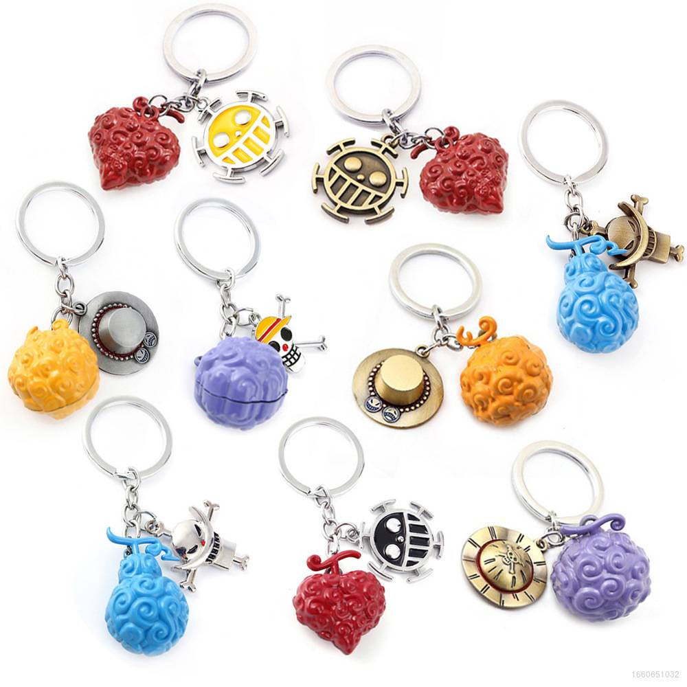 Móc Khóa Kim Loại Hình Trái Cây Ác Quỷ Trong Phim Hoạt Hình ONE PIECE