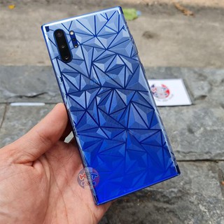 Miếng dán mặt lưng 3D vân kim cương cho Note 10 Plus / Note 10