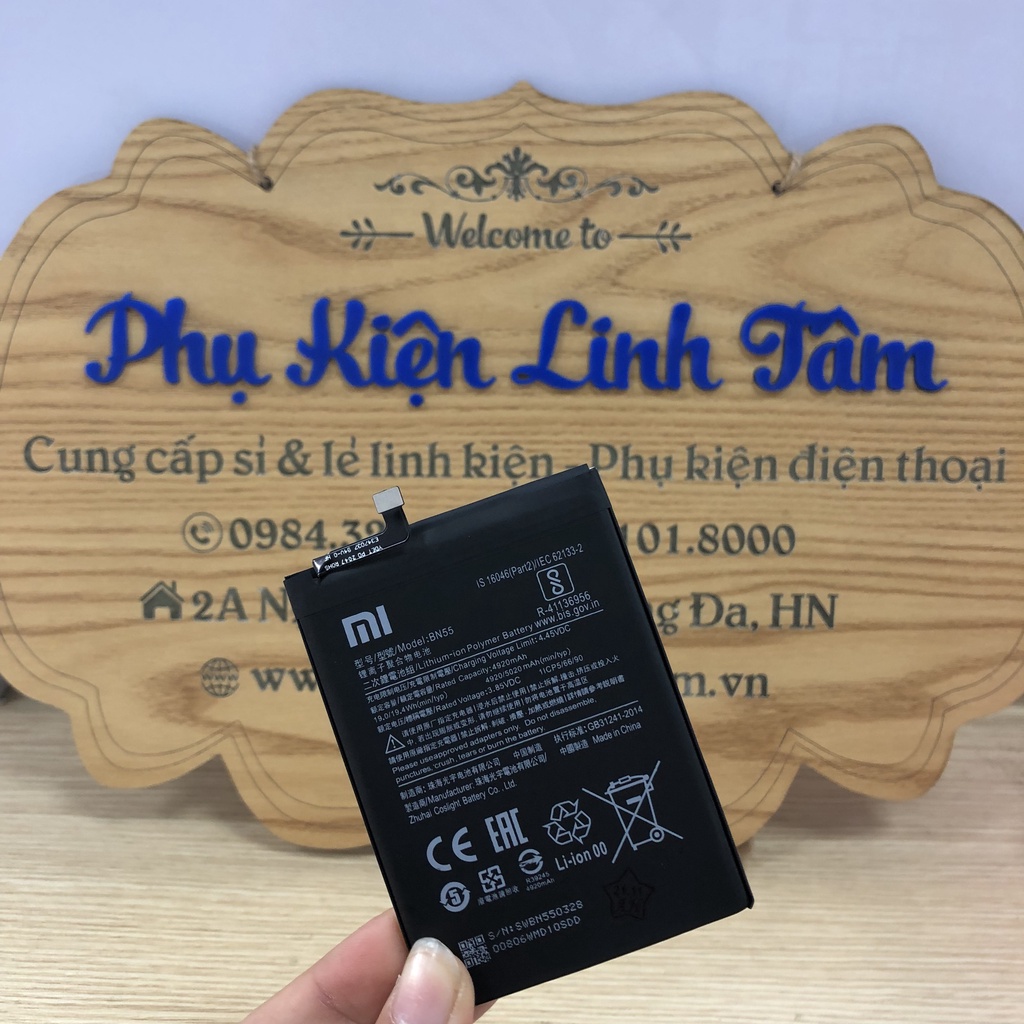 Pin Zin Xiaomi Redmi Note 9S BN55