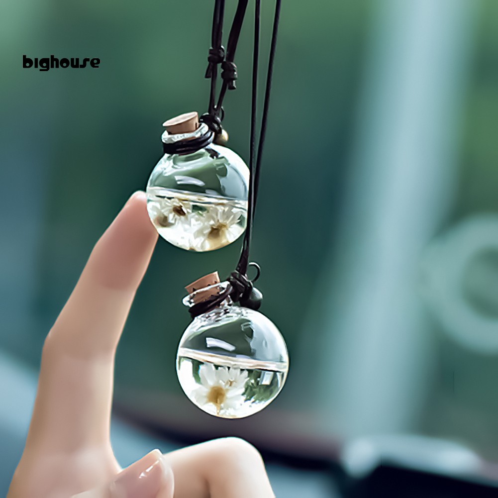 Lọ Nước Hoa Rỗng Trong Suốt Treo Xe Hơi / Nhà Cửa Tiện Lợi