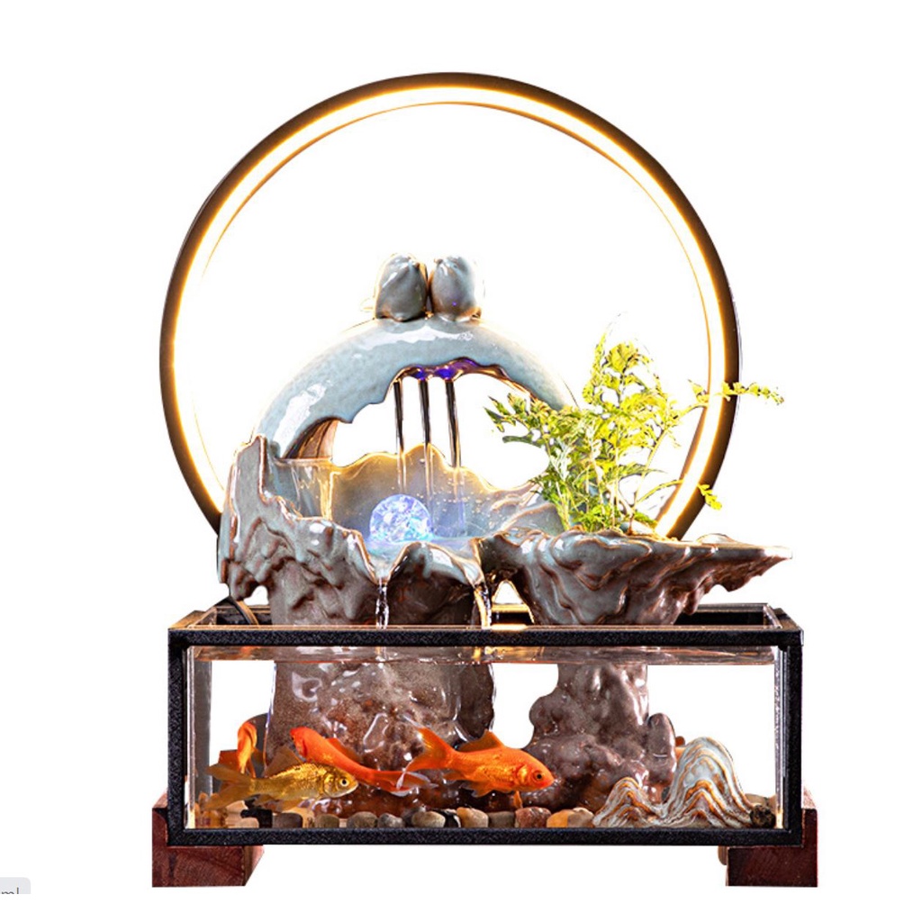 bể cá thủy sinh để bàn làm việc. bể cá phong thủy cho gia đình. bể cá cảnh.