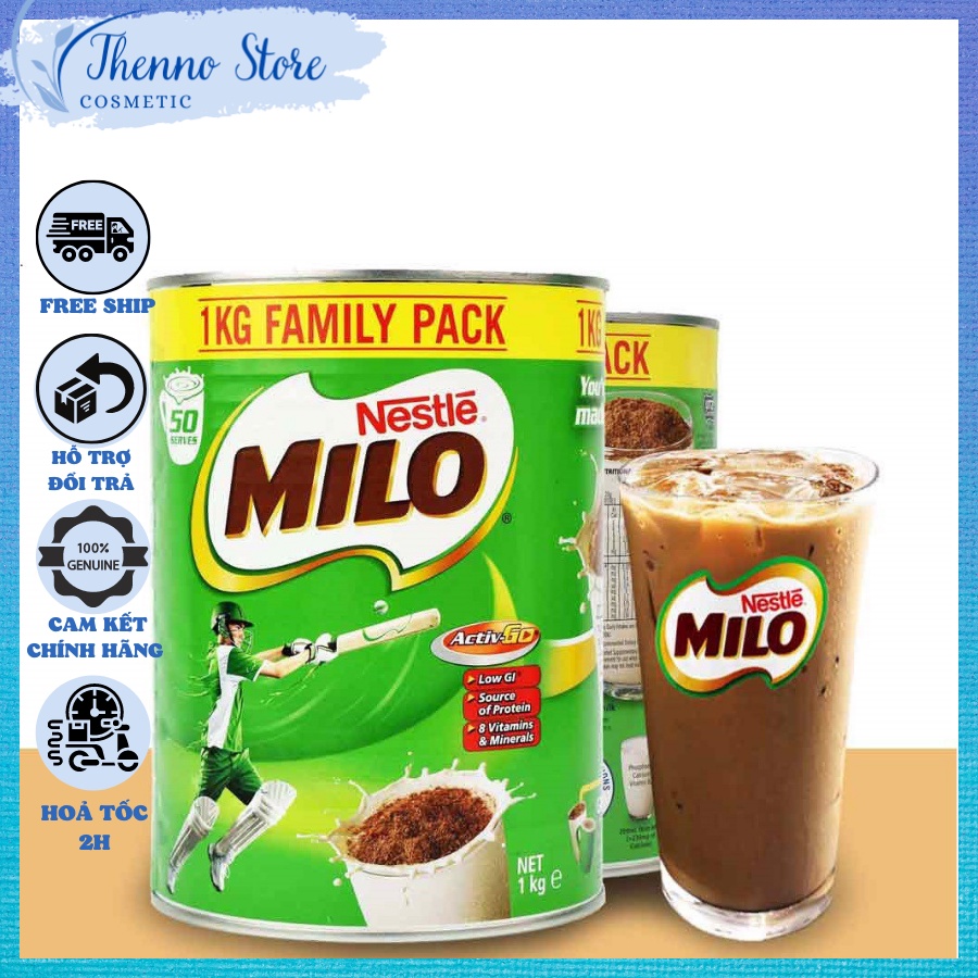 Sữa Bột Milo Nestle 1Kg - Nhập Khẩu Úc