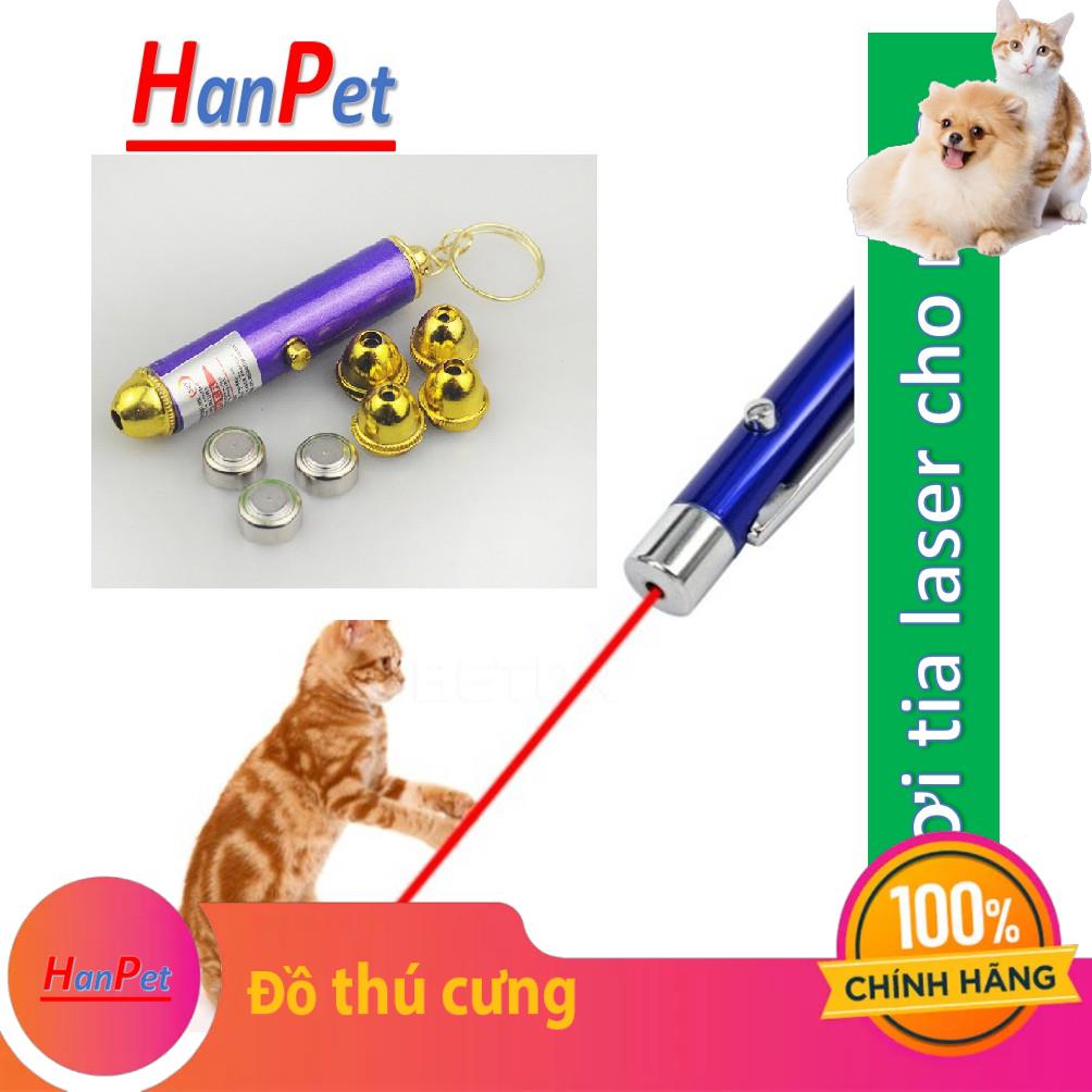 HCM- Đồ chơi tia laser cho mèo (kèm pin) dạng bút laze phát tia sáng đèn led cho chó và mèo đùa nghịch