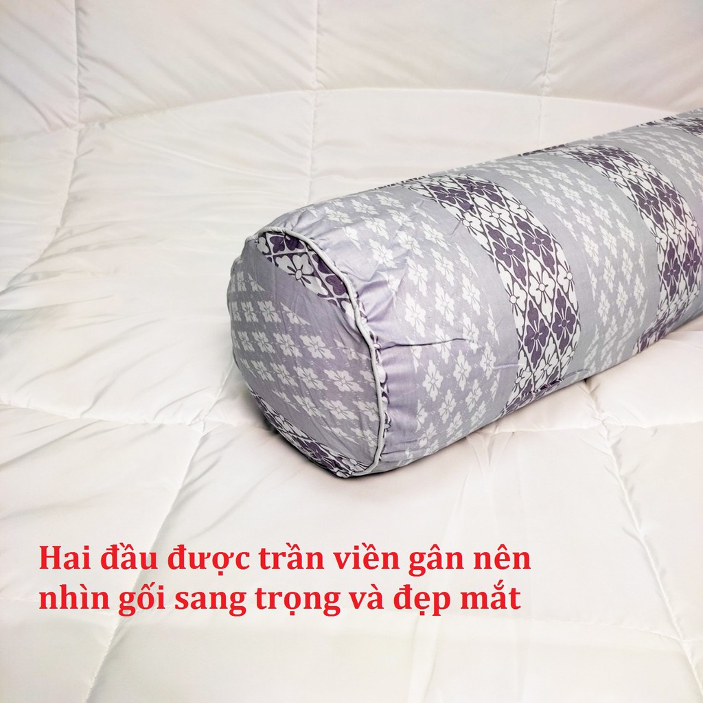 Vỏ gối áo gối ôm cotton 35x100cm chính hãng laube Nhật Bản mã 7092