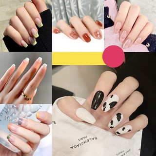 Miếng Dán Móng Tay Giả 23 Màu Có Thể Tháo Rời P130-P152