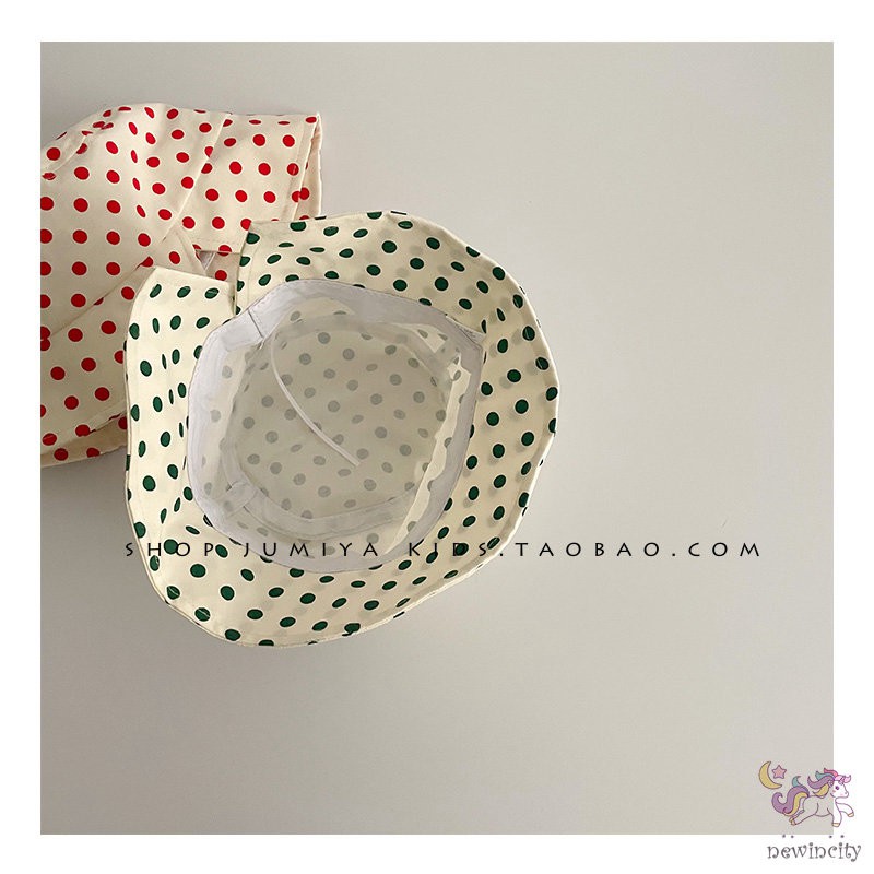 Nón Tai Bèo Họa Tiết Chấm Bi Thời Trang Mùa Hè Hàn Quốc