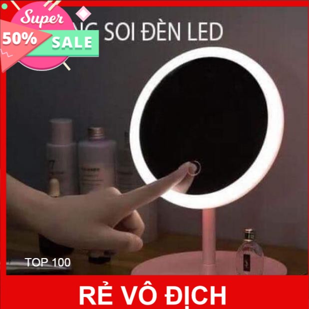 GƯƠNG SOI ĐÈN LED TRÒN GƯƠNG CẢM ỨNG