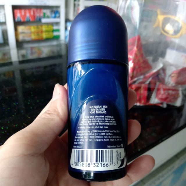 LĂN NGĂN MÙI NIVEA MEN KHÔ THOÁNG