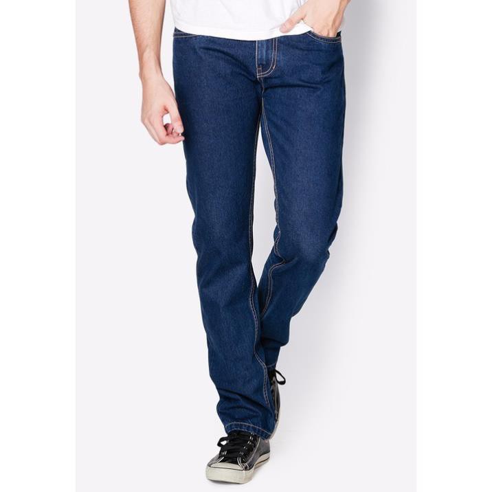 Quần jeans nam cao cấp ống suông trung niên hàng xịn có co dãn size từ 28 đến 36-XM032 đẹp