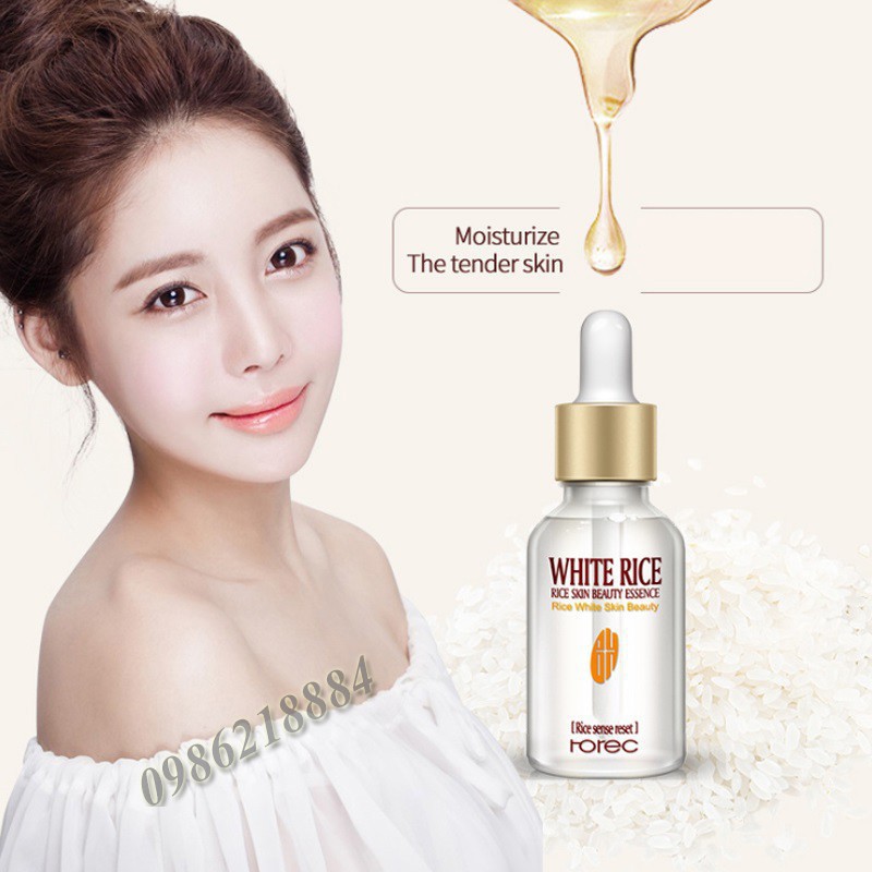 Serum dưỡng trắng da White Rice Skin Beauty Rorec WS23