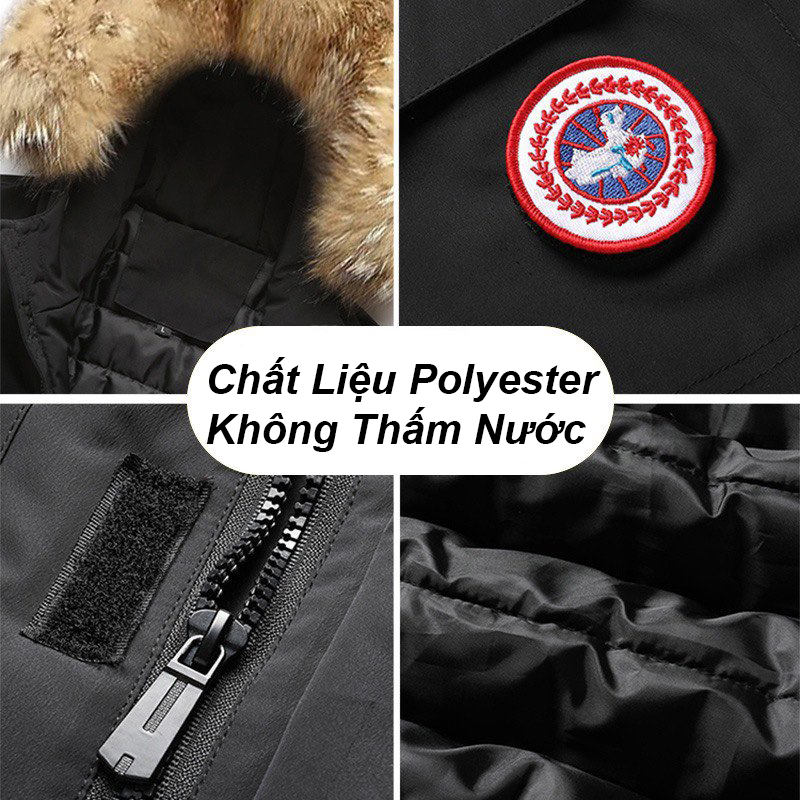 Áo Khoác Nam Cao Cấp 2020 - Áo Khoác Mũ Lông Dày Ấm Áp ( sẵn hàng + có quà tặng ) | BigBuy360 - bigbuy360.vn