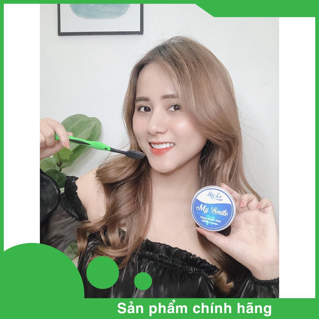 Than hoạt tính trắng răng My Smile 70gr làm trắng răng từ than hoạt tính nhiên an toàn