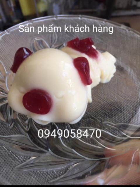 Khuôn silicon heo tắm tiên làm thạch rau câu, pudding  Hot hàng dày dặn