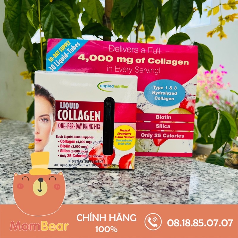Collagen Dạng Nước Liquid Collagen 30 Ống của Mỹ