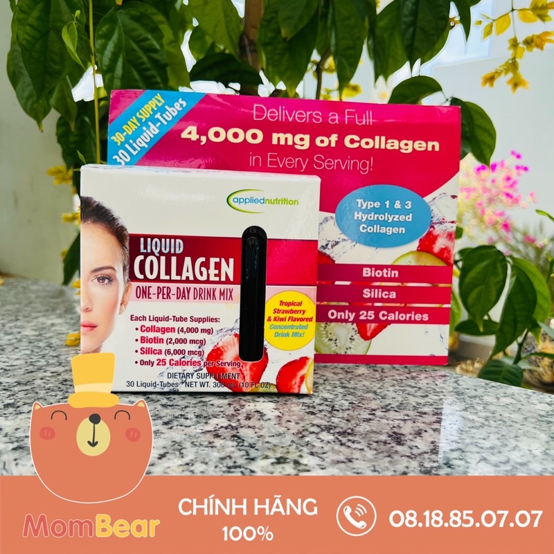 [Ship Nhanh] Collagen Dạng Nước Liquid Collagen 30 Ống của Mỹ