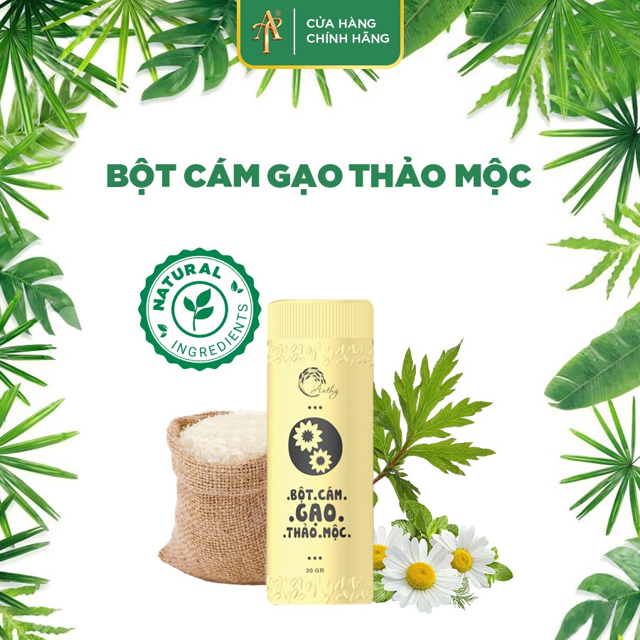 Bột Cám Gạo Thảo Mộc Mini (30g) - AnThy Organic (Sản Phẩm Chính Hãng)