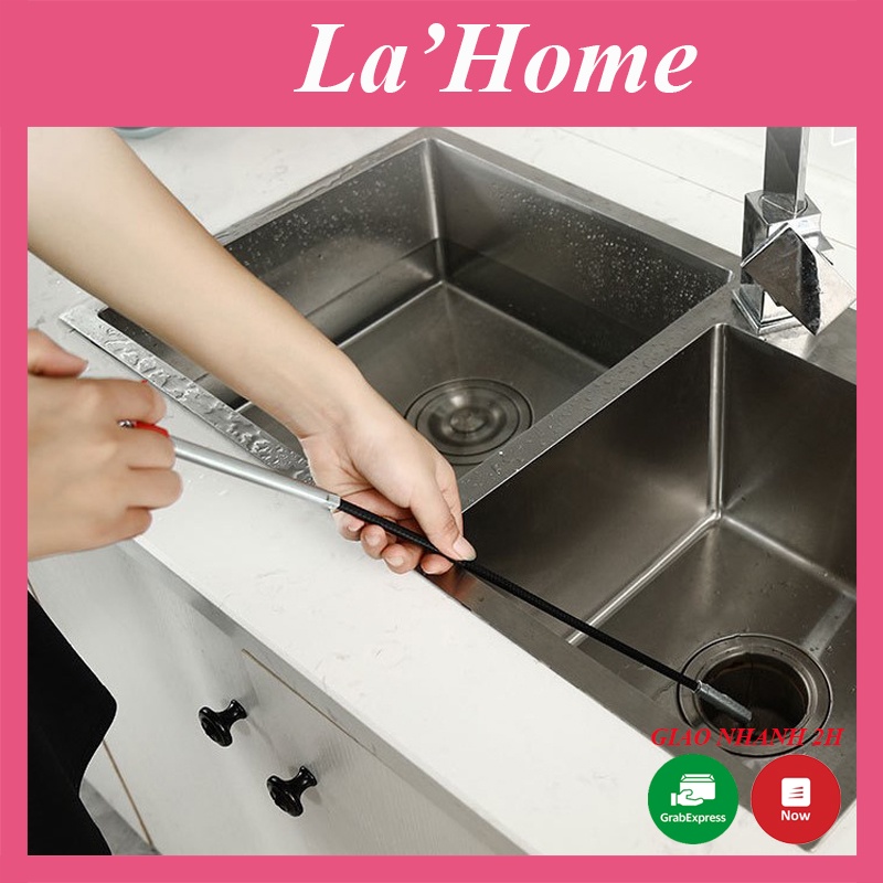 Que gắp rác La'Home, Dây Thông Tắc Cống Thông Tắc Bồn Cầu Bằng Lò Xo Có Đầu Gắp Rác