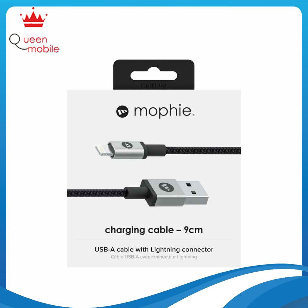 Cáp Lightning Mophie 9cm