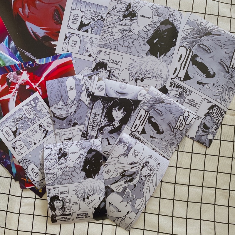 Poster dán tường hình anim, manga, truyện tranh khổ A4 A5 A3 theo yêu cầu