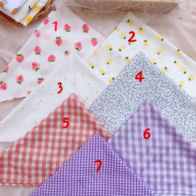 Khăn BADANA 50x50 phong cách cô gái Hà Lan