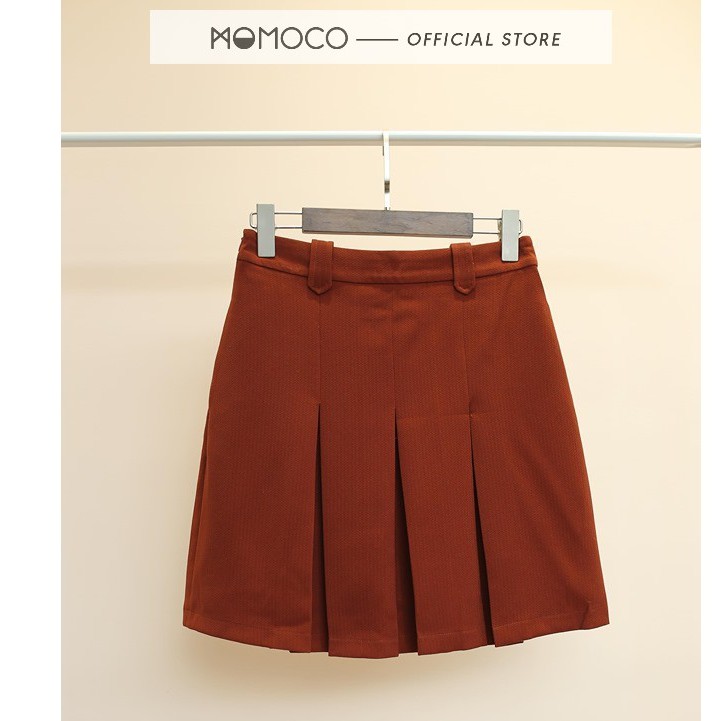 Chân Váy Nữ MOMOCO Xòe Ngắn Màu Cam Đất M1878