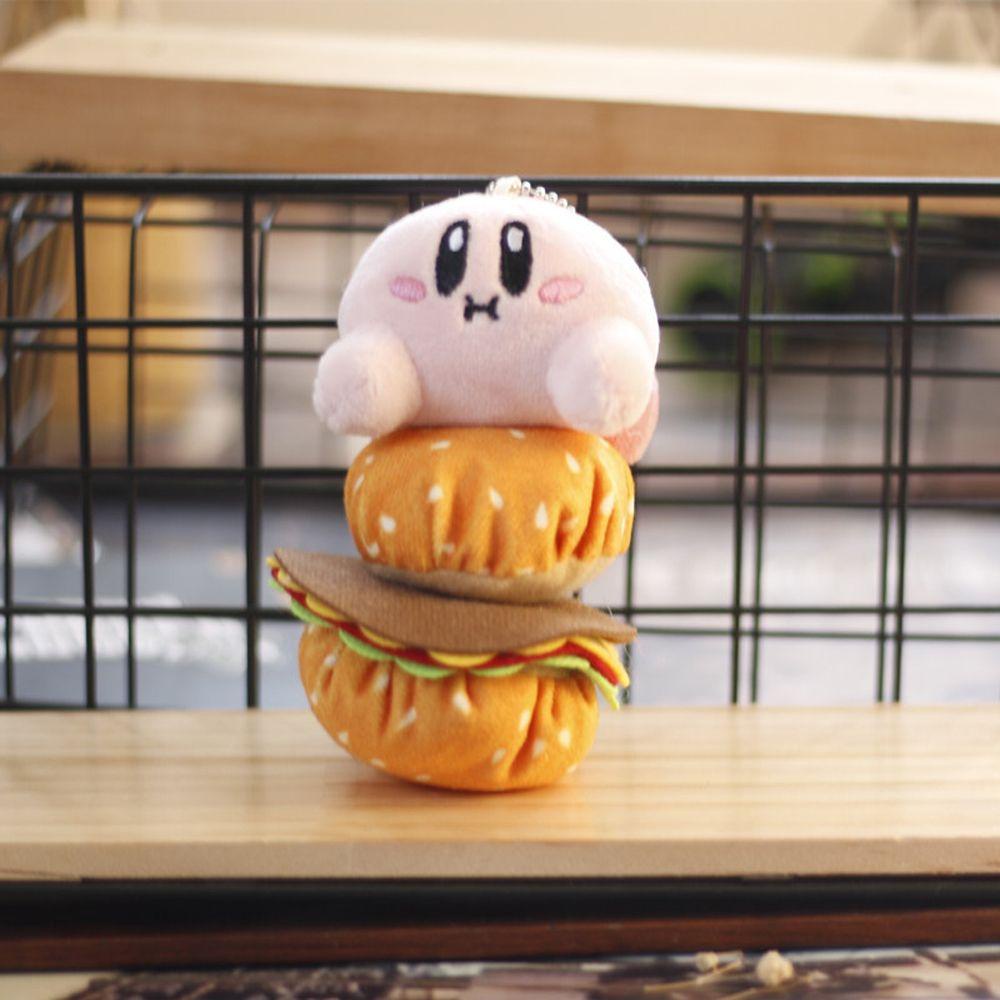 LANFY Móc Khóa Hình Ngôi Sao Kirby Kirby Nhồi Bông Dễ Thương