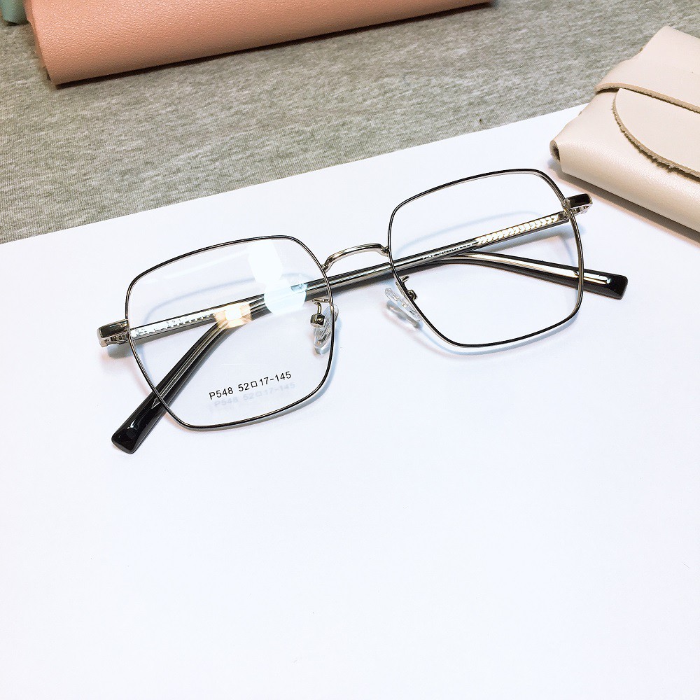 [Mã FARSSTGRE giảm 5K đơn bất kỳ] Gọng kính vuông kim loại 548 nhận cắt cận viễn loạn | BigBuy360 - bigbuy360.vn