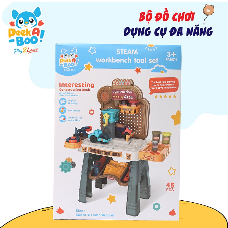 Đồ Chơi Peek A Boo Bộ Dụng Cụ Đa Năng Cho Bé PAB011