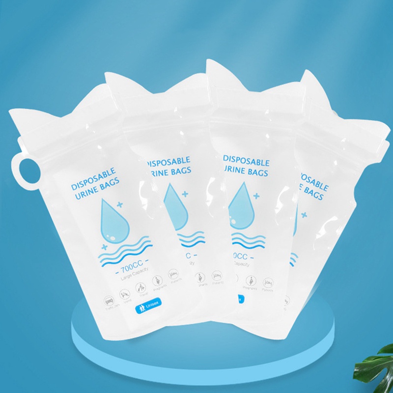Bộ 12 Túi Đi Vệ Sinh Khẩn Cấp 700Ml Dùng Một Lần Cho Nam Và Nữ