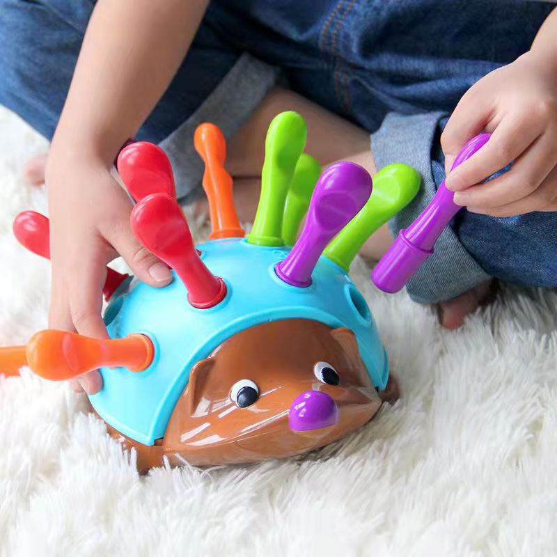 Đồ Chơi Xếp Hình Nhím Giáo Dục Sớm Cho Bé