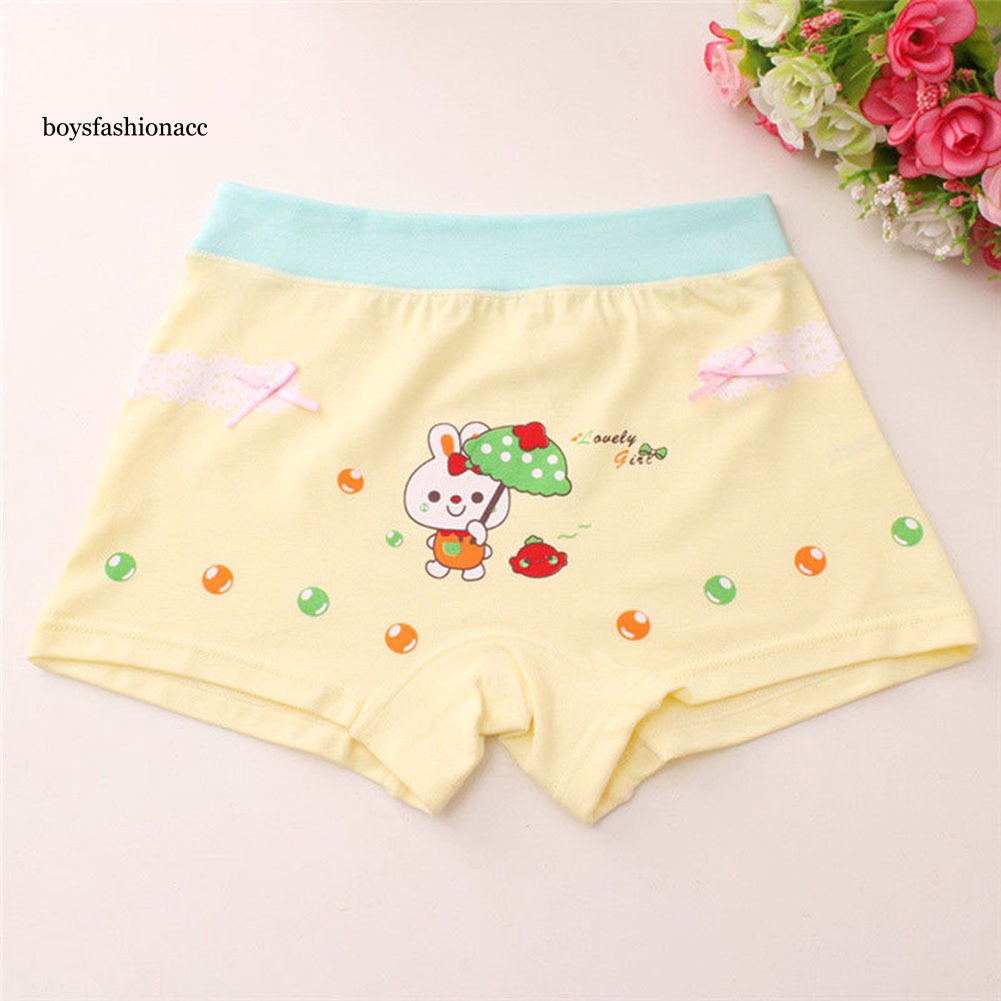 Quần Lót Cotton Hình Thỏ Cho Bé Trai Và Gái