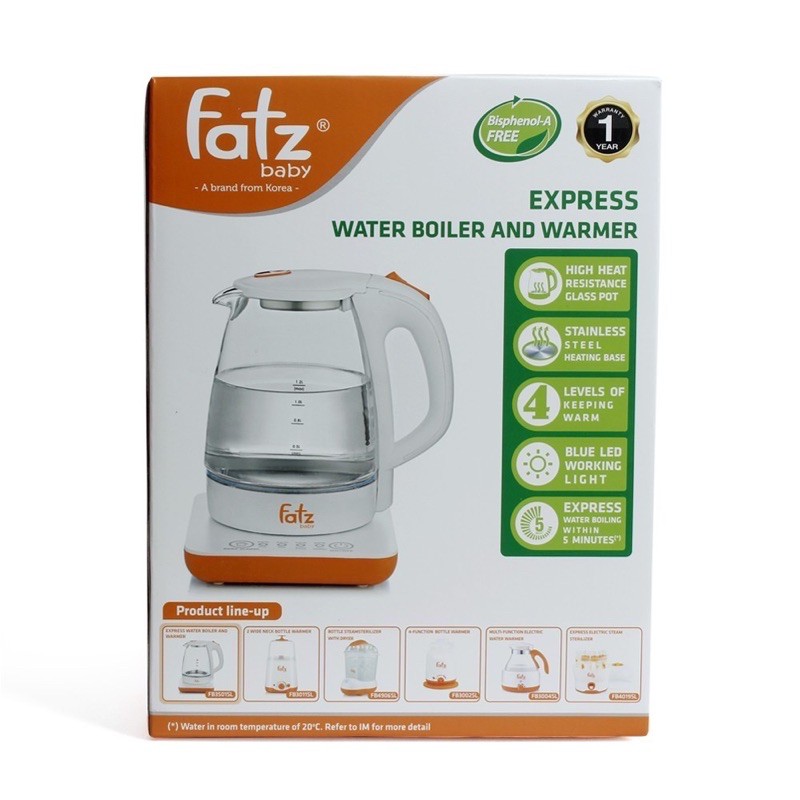 Máy đun và hâm nước điện tử siêu tốc Fatz Baby FB3501SL