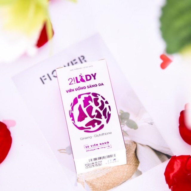 VIÊN UỐNG TRẮNG DA 2LADY MỜ NÁM,TÀN NHANG,NGĂN NGỪA LÃO HOÁ 30v/1 hộp | BigBuy360 - bigbuy360.vn