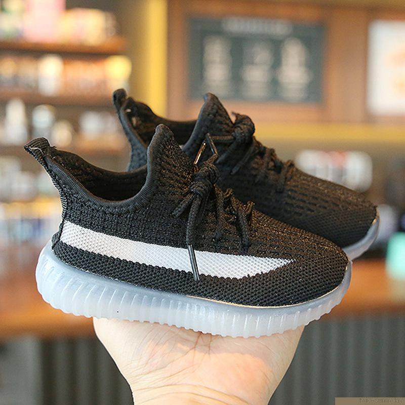 Giày thể thao phối lưới thoáng khí chống trượt thời trang cho trẻ em