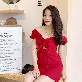 Váy đầm nhún ngực xinh xắn