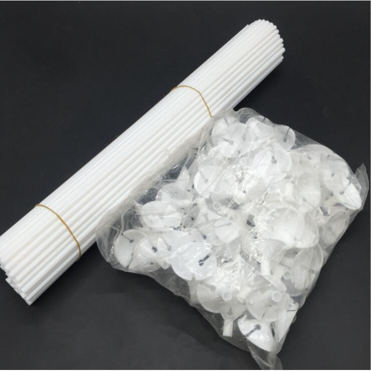 Bộ 10 Giá Đỡ Bóng Bay 40CM Kèm Cốc Đựng Bằng Nhựa Tiện Dụng Cho Tiệc Tùng