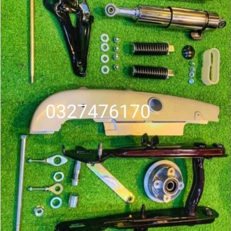 Full bộ dàn chân gắp, phuộc sau xe Dream thái zin honda