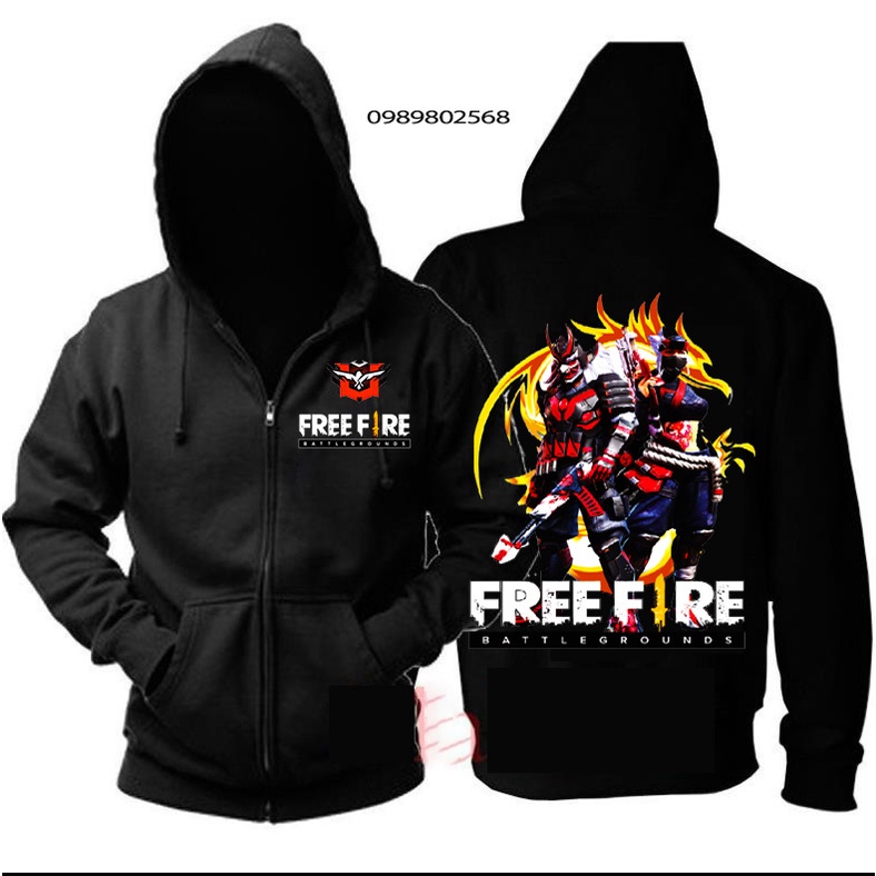 💥XẢ KHO 🎁 BST ÁO HOODIE Free Fire Rank Đại Kiện Tướng - Quỷ Kiếm - Hayato - Khủng Long cực hot 💖